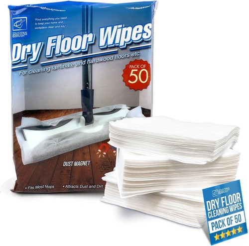 Dry floor wipes - pack, mop