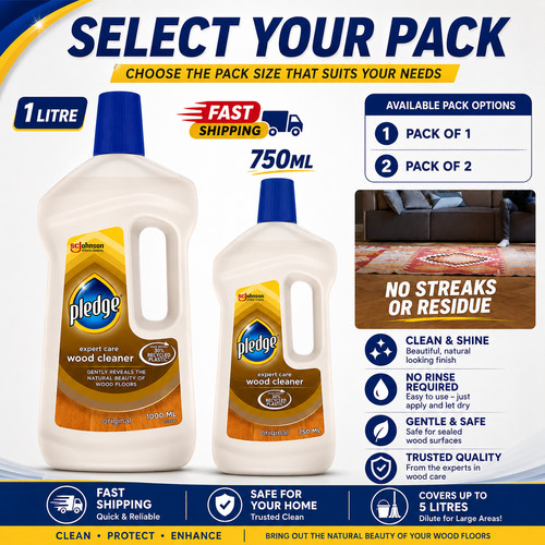 Pledge wood floor cleaner - wood,