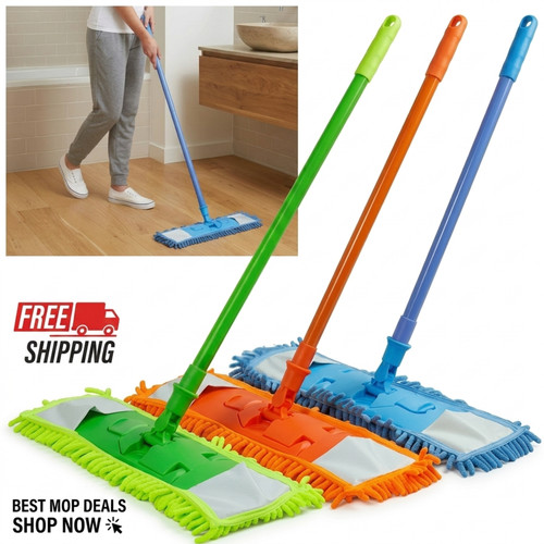 360 extendable microfibre mop - extendable,