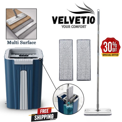 Flat mop and bucket set - set, self
